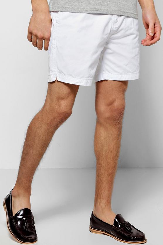 Short Length Cotton Chino Shorts